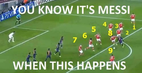 梅西1个打9个？